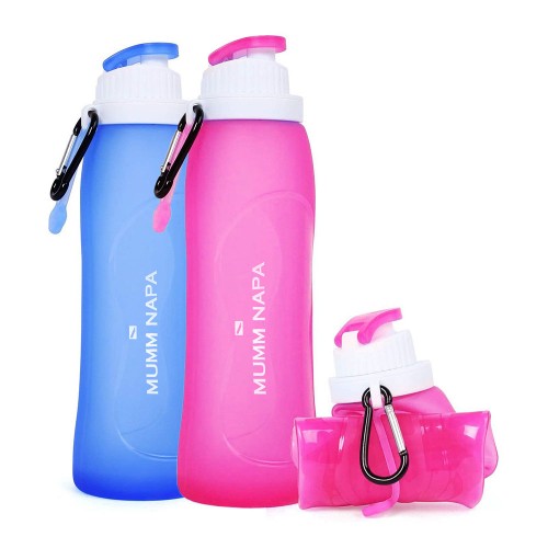 Creative Folding Water Bottle with Carabiner