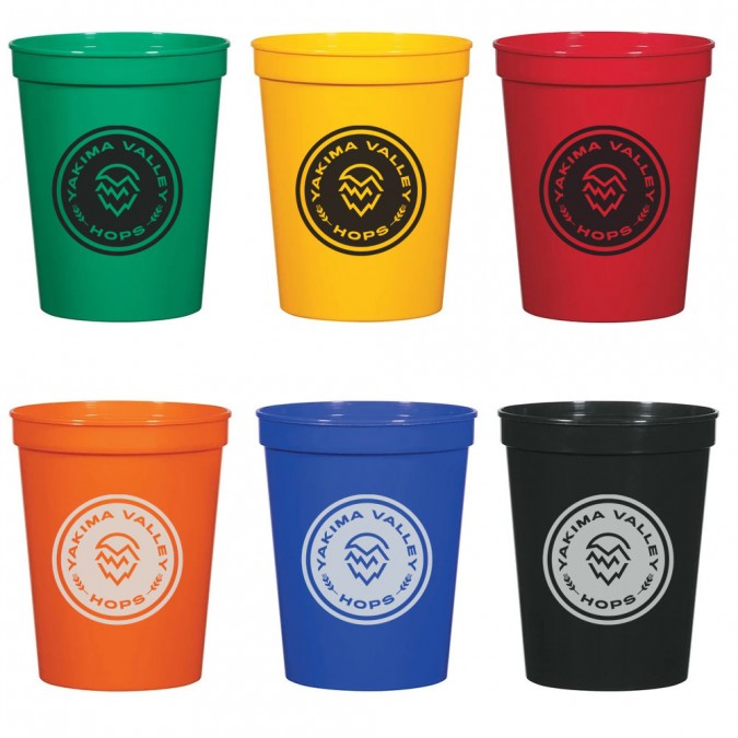 Colorful Stadium Cup 12oz