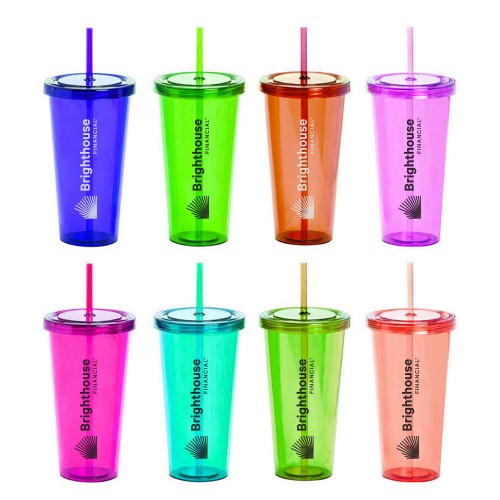 Colorful Plastic Tumbler 16oz
